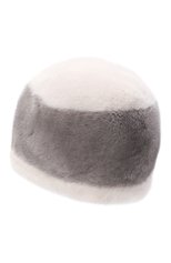Женская шапка жизель из меха норки FURLAND белого цвета, арт. 0168600110112300826 | Фото 3 (Материал: Натуральный мех)