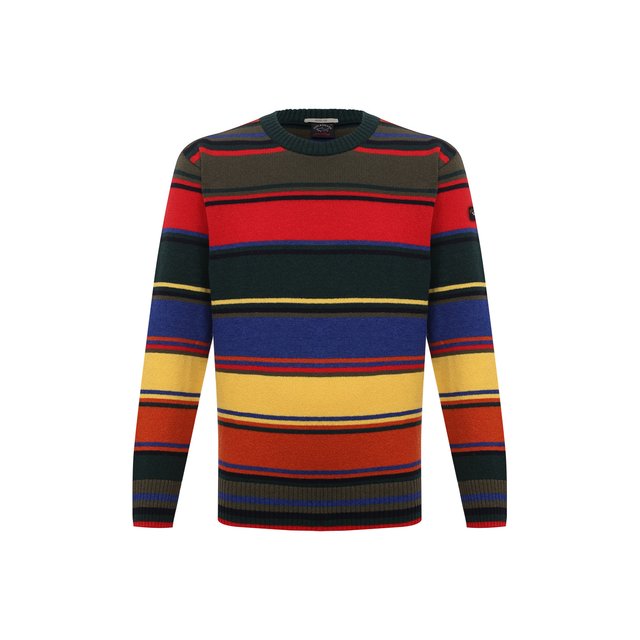Шерстяной свитер Paul&Shark 11311331/GQM, цвет разноцветный, размер 52 11311331/GQM - фото 1