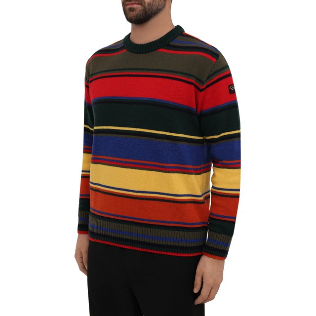 Шерстяной свитер Paul&Shark 11311331/GQM, цвет разноцветный, размер 52 11311331/GQM - фото 3
