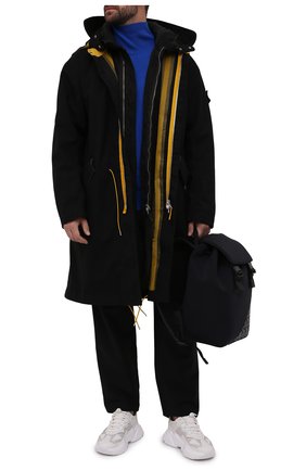 Мужская утепленная парка STONE ISLAND SHADOW PROJECT черного цвета по цене 207000 руб., арт. 751970201 | Фото 2 Мужская утепленная парка STONE ISLAND SHADOW PROJECT черного цвета, арт. 751970201 | Фото 2 (Рукава: Длинные; Материал внешний: Синтетический материал; Материал подклада: Синтетический материал; Длина (верхняя одежда): До колена; Мужское Кросс-КТ: пуховик-длинный; Кросс-КТ: Куртка; Стили: Гранж)