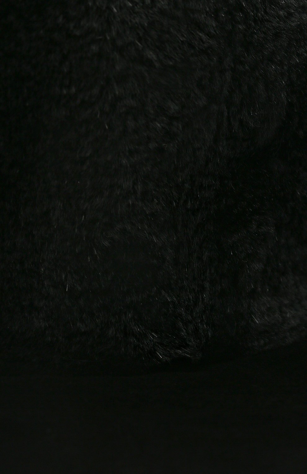 Мужской бейсболка из меха норки FURLAND черного цвета, арт. 0000802150138600612 | Фото 4 (Материал: Натуральный мех)