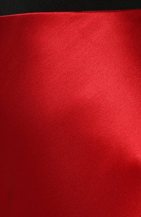 Женская шелковая юбка RALPH LAUREN красного цвета, арт. 290816806 | Фото 5 (Материал внешний: Шелк; Стили: Гламурный; Женское Кросс-КТ: Юбка-одежда; Длина Ж (юбки, платья, шорты): Макси)