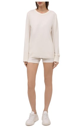 Мужского лонгслив HERON PRESTON FOR CALVIN KLEIN кремвого цвета по цене 16500 руб., арт. 40170UBE | Фото 2 Мужского лонгслив HERON PRESTON FOR CALVIN KLEIN кремвого цвета, арт. 40170UBE | Фото 2 (Стили: Спорт-шик; Принт: Без принта; Женское Кросс-КТ: Лонгслив-одежда; Материал внешний: Хлопок)