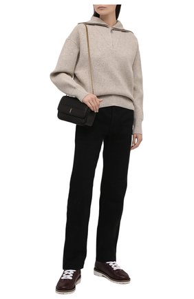 Женские кожаные ботинки KITON бордового цвета по цене 128500 руб., арт. DSSMTZWN00126 | Фото 2 Женские кожаные ботинки KITON бордового цвета, арт. DSSMTZWN00126 | Фото 2 (Материал утеплителя: Натуральный мех; Подошва: Платформа; Материал внешний: Кожа; Каблук высота: Низкий; Каблук тип: Устойчивый; Женское Кросс-КТ: Хайкеры-ботинки)
