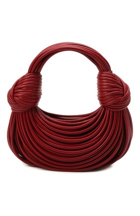 Женская сумка double knot mini BOTTEGA VENETA бордового цвета по цене 185000 руб., арт. 680934/V1H10 | Фото 1 Женская сумка double knot mini BOTTEGA VENETA бордового цвета, арт. 680934/V1H10 | Фото 1 (Размер: mini; Материал: Натуральная кожа; Сумки-технические: Сумки top-handle)