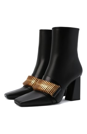 Женские кожаные ботильоны PROENZA SCHOULER черного цвета по цене 86550 руб., арт. PS37205A/14030 | Фото 1 Женские кожаные ботильоны PROENZA SCHOULER черного цвета, арт. PS37205A/14030 | Фото 1 (Подошва: Плоская; Материал внешний: Кожа; Каблук высота: Высокий; Материал внутренний: Натуральная кожа; Каблук тип: Устойчивый)