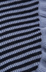Женский воротник из шерсти и кашемира GANNI голубого цвета, арт. A3950 | Фото 5 (Материал: Текстиль, Шерсть)
