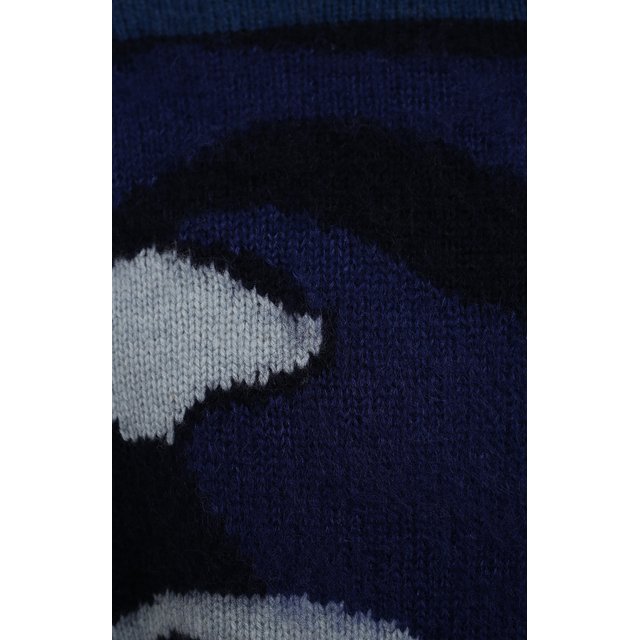 Шерстяной свитер Polar Bear Kenzo FB65PU6453SF, цвет синий, размер 48 - фото 5