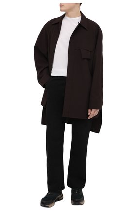 Мужские комбинированные кроссовки giv 1 GIVENCHY темно-зеленого цвета по цене 73900 руб., арт. BH004WH0ZW | Фото 2 Мужские комбинированные кроссовки giv 1 GIVENCHY темно-зеленого цвета, арт. BH004WH0ZW | Фото 2 (Материал внутренний: Натуральная кожа, Текстиль; Материал внешний: Кожа; Подошва: Массивная; Стили: Гранж)