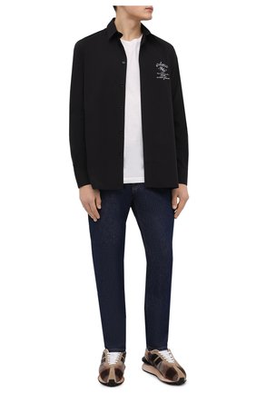 Мужские текстильные кроссовки bumpr LANVIN бежевого цвета по цене 59400 руб., арт. FM-SKBRUN-W0NA-H21 | Фото 2 Мужские текстильные кроссовки bumpr LANVIN бежевого цвета, арт. FM-SKBRUN-W0NA-H21 | Фото 2 (Материал внешний: Текстиль; Материал внутренний: Текстиль, Натуральная кожа; Подошва: Массивная; Стили: Гранж; Материал утеплителя: Без утеплителя)