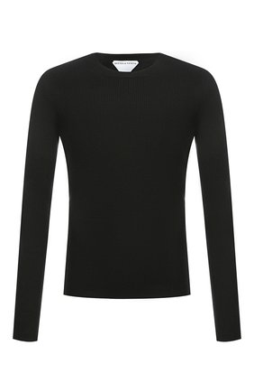 Мужской шерстяной джемпер BOTTEGA VENETA темно-зеленого цвета по цене 79950 руб., арт. 682116/V1FV0 | Фото 1 Мужской шерстяной джемпер BOTTEGA VENETA темно-зеленого цвета, арт. 682116/V1FV0 | Фото 1 (Рукава: Длинные; Длина (для топов): Стандартные; Материал внешний: Шерсть; Вырез: Круглый; Мужское Кросс-КТ: Джемперы; Принт: Без принта; Стили: Кэжуэл, Минимализм)