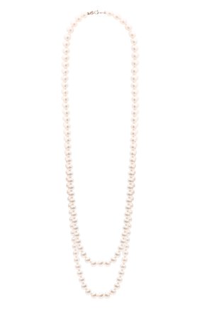 Женское колье SAINT LAURENT кремвого цвета по цене 84550 руб., арт. 671650/Y1526 | Фото 1 Женское колье SAINT LAURENT кремвого цвета, арт. 671650/Y1526 | Фото 1 (Материал: Металл)