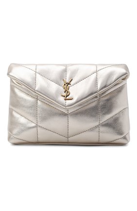 Женский клатч puffer small с футляром для кредитных карт SAINT LAURENT золотого цвета по цене 73750 руб., арт. 650880/AAAA1 | Фото 1 Женский клатч puffer small с футляром для кредитных карт SAINT LAURENT золотого цвета, арт. 650880/AAAA1 | Фото 1 (Женское Кросс-КТ: Вечерняя сумка, Клатч-клатчи; Сумки: Сумки; Материал: Натуральная кожа; Размер: small)