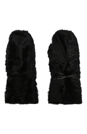 Женские варежки из меха козлика FURLAND черного цвета по цене 44000 руб., арт. 0150308610028200014 | Фото 2 Женские варежки из меха козлика FURLAND черного цвета, арт. 0150308610028200014 | Фото 2 (Материал: Натуральный мех; Женское Кросс-КТ: варежки)