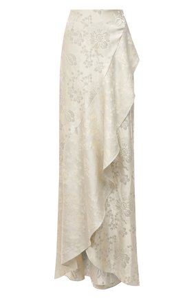 Женская юбка из шелка и вискозы RALPH LAUREN кремвого цвета по цене 299000 руб., арт. 290858718 | Фото 1 Женская юбка из шелка и вискозы RALPH LAUREN кремвого цвета, арт. 290858718 | Фото 1 (Материал внешний: Вискоза, Шелк; Длина Ж (юбки, платья, шорты): Макси; Женское Кросс-КТ: Юбка-одежда; Стили: Романтичный)