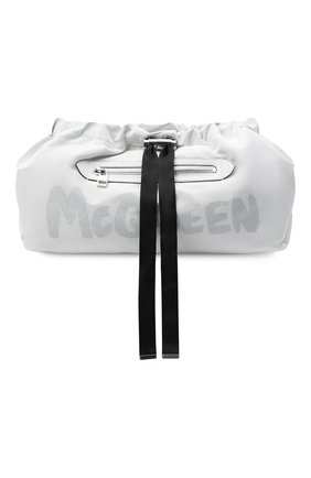 Женская сумка the bundle ALEXANDER MCQUEEN белого цвета, арт. 669589/16XA0 | Фото 1 (Материал: Текстиль; Ремень/цепочка: На ремешке; Размер: large; Сумки-технические: Сумки через плечо)
