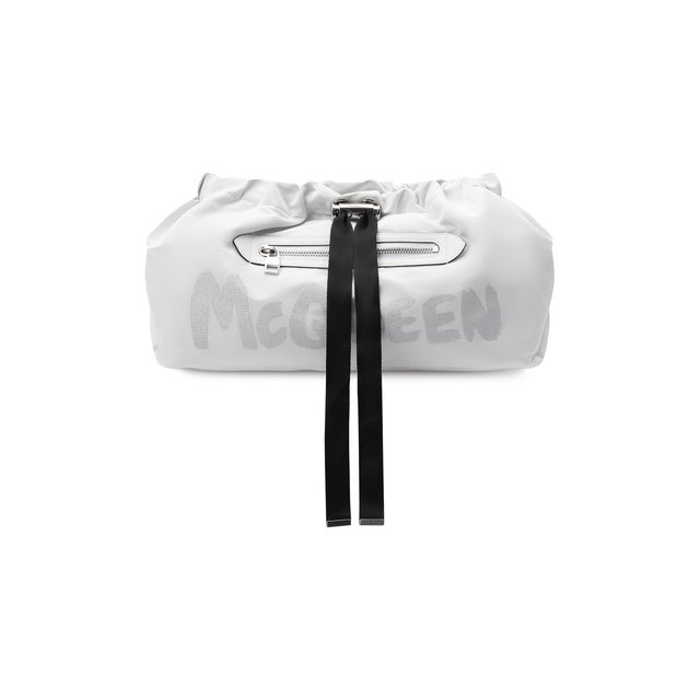 Сумка The Bundle Alexander McQueen чёрно-белого цвета