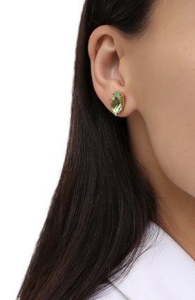 Женские серьги gema SWAROVSKI зеленого цвета по цене 5940 руб., арт. 5614453 | Фото 2 Женские серьги gema SWAROVSKI зеленого цвета, арт. 5614453 | Фото 2 (Материал: Металл)