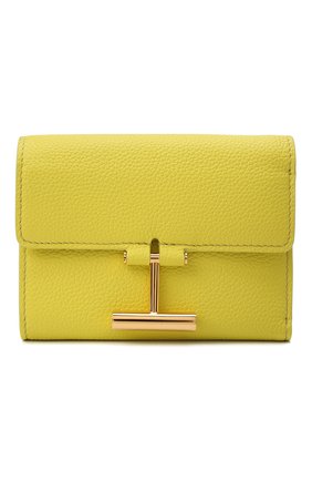 Женские кожаное портмоне TOM FORD салатового цвета по цене 48050 руб., арт. S0403T-LCL095 | Фото 1 Женские кожаное портмоне TOM FORD салатового цвета, арт. S0403T-LCL095 | Фото 1