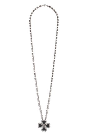 Женское колье SAINT LAURENT черного цвета по цене 0 руб., арт. 671349/Y15V1 | Фото 1 Женское колье SAINT LAURENT черного цвета, арт. 671349/Y15V1 | Фото 1 (Материал: Металл)