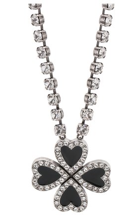 Женское колье SAINT LAURENT черного цвета по цене 0 руб., арт. 671349/Y15V1 | Фото 3 Женское колье SAINT LAURENT черного цвета, арт. 671349/Y15V1 | Фото 3 (Материал: Металл)