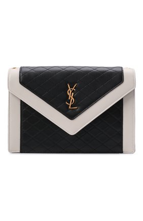 Женская сумка gaby SAINT LAURENT черно-белого цвета по цене 164500 руб., арт. 668863/AAAAN | Фото 1 Женская сумка gaby SAINT LAURENT черно-белого цвета, арт. 668863/AAAAN | Фото 1 (Материал: Натуральная кожа; Размер: medium; Сумки-технические: Сумки через плечо; Сумки: Сумки)