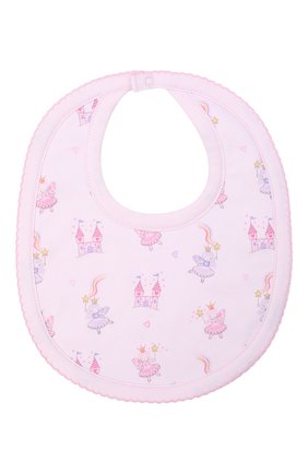 Детский хлопковый нагрудник KISSY KISSY розового цвета по цене 1100 руб., арт. KG306690O | Фото 1 Детский хлопковый нагрудник KISSY KISSY розового цвета, арт. KG306690O | Фото 1 (Материал: Хлопок, Текстиль)