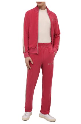 Мужской хлопковая толстовка PALM ANGELS розового цвета по цене 49950 руб., арт. PMBD001F21FAB0062861 | Фото 2 Мужской хлопковая толстовка PALM ANGELS розового цвета, арт. PMBD001F21FAB0062861 | Фото 2 (Длина (для топов): Стандартные; Рукава: Длинные; Материал внешний: Хлопок; Мужское Кросс-КТ: Толстовка-одежда; Стили: Спорт-шик)