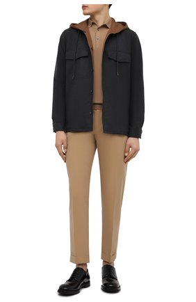 Мужская двусторонняя куртка Z ZEGNA темно-серого цвета по цене 51200 руб., арт. 205371/ZC0H2 | Фото 2 Мужская двусторонняя куртка Z ZEGNA темно-серого цвета, арт. 205371/ZC0H2 | Фото 2 (Материал внешний: Растительное волокно, Хлопок, Лиоцелл; Материал подклада: Синтетический материал; Рукава: Длинные; Длина (верхняя одежда): Короткие; Кросс-КТ: Куртка, Ветровка; Стили: Кэжуэл)