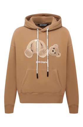 Мужской хлопковое худи PALM ANGELS бежевого цвета по цене 59050 руб., арт. PMBB058F21FLE0076160/W | Фото 1 Мужской хлопковое худи PALM ANGELS бежевого цвета, арт. PMBB058F21FLE0076160/W | Фото 1 (Материал внешний: Хлопок; Рукава: Длинные; Длина (для топов): Стандартные; Мужское Кросс-КТ: Худи-одежда; Принт: С принтом; Стили: Спорт-шик)