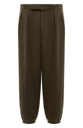 Мужские шерстяные брюки RALPH LAUREN хаки цвета по цене 79950 руб., арт. 798858217 | Фото 1 Мужские шерстяные брюки RALPH LAUREN хаки цвета, арт. 798858217 | Фото 1 (Материал подклада: Вискоза; Материал внешний: Шерсть; Длина (брюки, джинсы): Укороченные; Случай: Повседневный; Стили: Ретро)