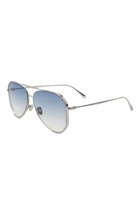 Мужские солнцезащитные очки TOM FORD серебряного цвета, арт. TF853 | Фото 1 (Тип очков: С/з; Материал: Металл; Кросс-КТ: С/з-мужское; Оптика Гендер: оптика-мужское; Очки форма: Авиаторы)