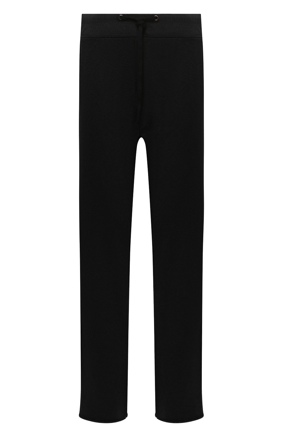 Мужские хлопковые брюки JAMES PERSE черного цвета, арт. MXA1352 | Фото 1 (Длина (брюки, джинсы): Стандартные; Случай: Повседневный; Материал внешний: Хлопок; Стили: Спорт-шик)
