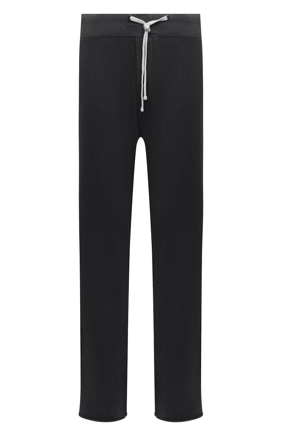 Мужские хлопковые брюки JAMES PERSE серого цвета, арт. MXA1352 | Фото 1 (Длина (брюки, джинсы): Стандартные; Случай: Повседневный; Материал внешний: Хлопок; Стили: Спорт-шик)