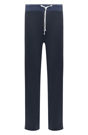 Мужские хлопковые брюки JAMES PERSE синего цвета, арт. MXA1352 | Фото 1 (Длина (брюки, джинсы): Стандартные; Материал внешний: Хлопок; Случай: Повседневный; Стили: Спорт-шик)