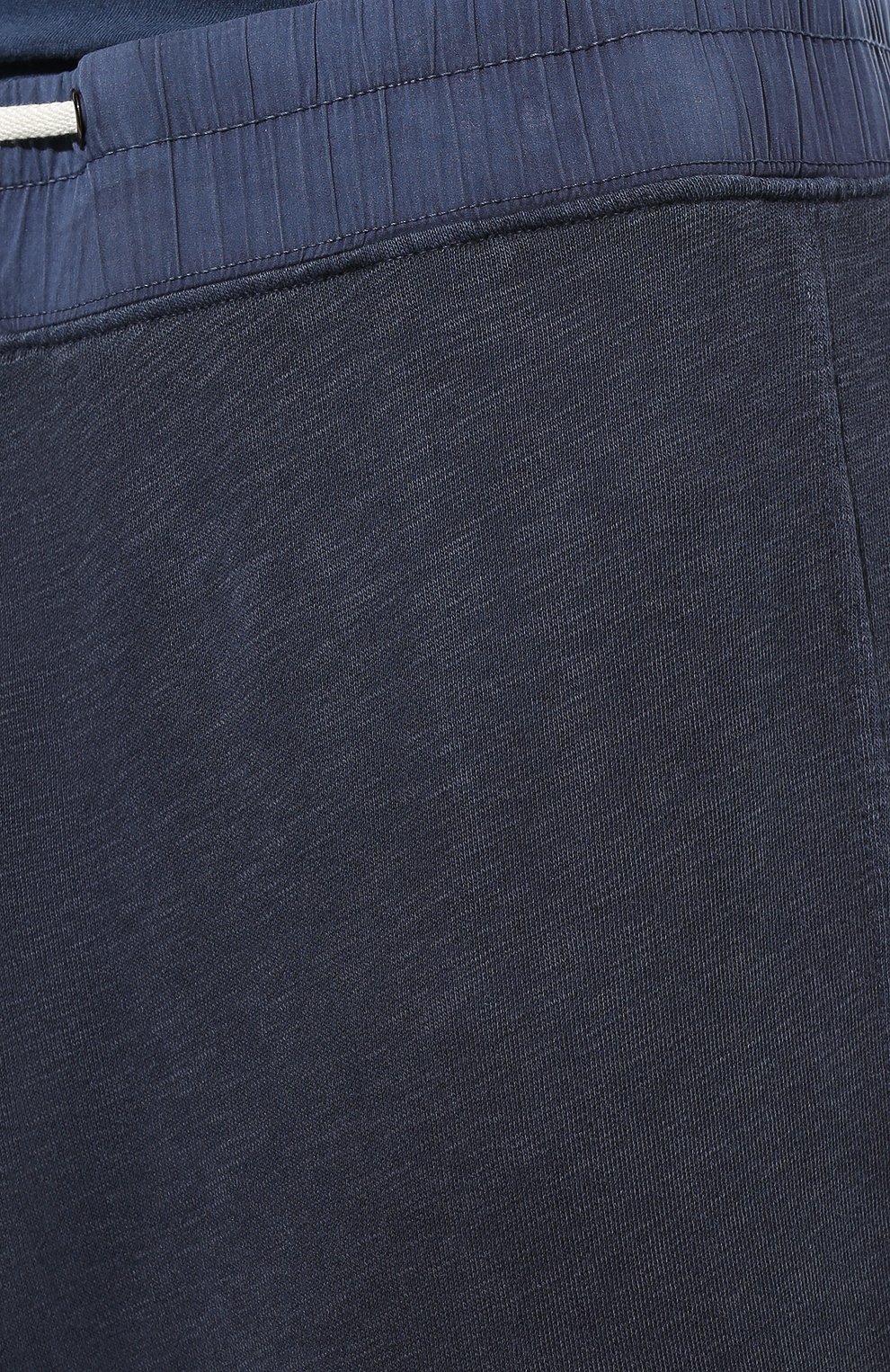 Мужские хлопковые брюки JAMES PERSE синего цвета, арт. MXA1352 | Фото 5 (Длина (брюки, джинсы): Стандартные; Случай: Повседневный; Материал внешний: Хлопок; Стили: Спорт-шик)
