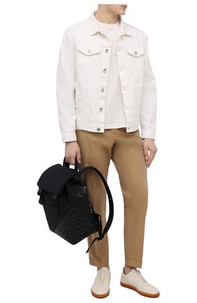 Мужская джинсовая куртка BRUNELLO CUCINELLI белого цвета по цене 192000 руб., арт. M277P6845 | Фото 2 Мужская джинсовая куртка BRUNELLO CUCINELLI белого цвета, арт. M277P6845 | Фото 2 (Рукава: Длинные; Материал внешний: Хлопок, Деним; Длина (верхняя одежда): Короткие; Кросс-КТ: Деним, Куртка; Стили: Кэжуэл)