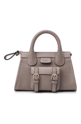Женская сумка edith small CHLOÉ бежевого цвета по цене 109000 руб., арт. CHC21WS451F43 | Фото 1 Женская сумка edith small CHLOÉ бежевого цвета, арт. CHC21WS451F43 | Фото 1 (Ремень/цепочка: На ремешке; Размер: small; Материал: Натуральная кожа; Сумки-технические: Сумки top-handle)