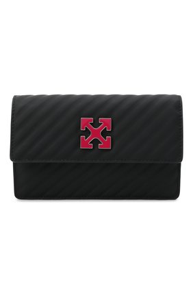 Женская поясная сумка 0.8 jitney OFF-WHITE черного цвета по цене 94400 руб., арт. 0WNT002F21LEA003 | Фото 1 Женская поясная сумка 0.8 jitney OFF-WHITE черного цвета, арт. 0WNT002F21LEA003 | Фото 1 (Материал: Натуральная кожа; Размер: mini; Стили: Кэжуэл)