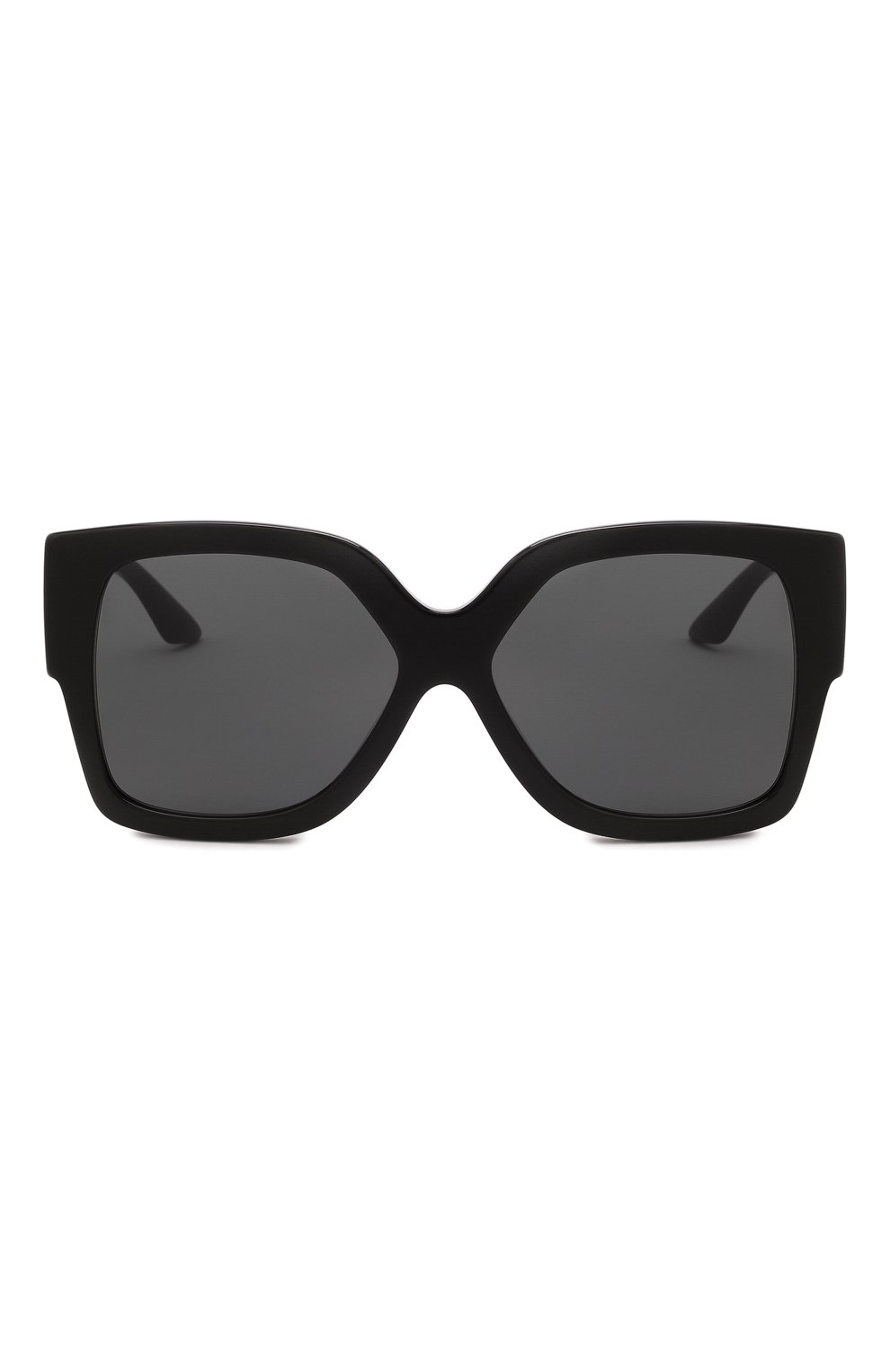 Женские солнцезащитные очки VERSACE черного цвета, арт. 4402-GB1/87 |  Фото 3 (Тип очков: С/з; Очки форма: Квадратные; Оптика Гендер: оптика-женское)