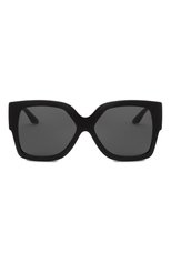 Женские солнцезащитные очки VERSACE черного цвета, арт. 4402-GB1/87 | Фото 3 (Тип очков: С/з; Очки форма: Квадратные; Оптика Гендер: оптика-женское)