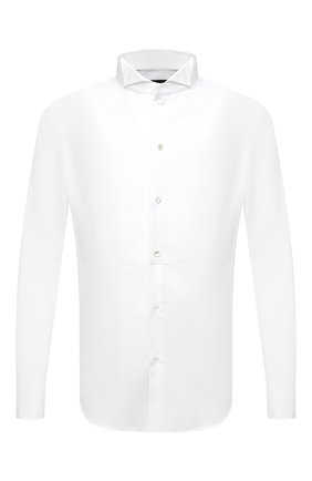 Мужская хлопковая сорочка GIORGIO ARMANI белого цвета по цене 38050 руб., арт. 8CGCCZS1/TZ206 | Фото 1 Мужская хлопковая сорочка GIORGIO ARMANI белого цвета, арт. 8CGCCZS1/TZ206 | Фото 1 (Рукава: Длинные; Длина (для топов): Стандартные; Материал внешний: Хлопок; Случай: Формальный, Вечерний; Манжеты: Под запонки; Рубашки М: Super Slim Fit; Принт: Однотонные; Стили: Классический; Воротник: Бабочка)
