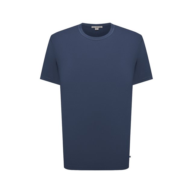 Хлопковая футболка James Perse синего цвета