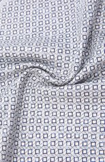 Мужской шелковый платок BRUNELLO CUCINELLI голубого цвета, арт. MW8800091 | Фото 2 (Материал: Текстиль, Шелк)