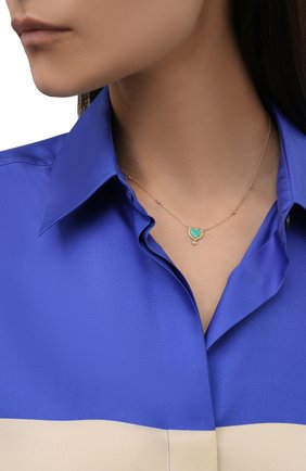 Женское колье J-POINT золотого цвета по цене 57000 руб., арт. ИПГ857.89.081121.21Y | Фото 2 Женское колье J-POINT золотого цвета, арт. ИПГ857.89.081121.21Y | Фото 2 (Материал: Золото)