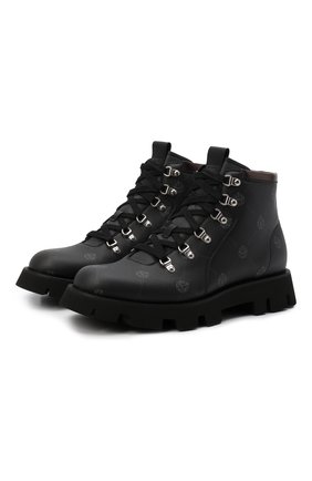 Мужские кожаные ботинки BERLUTI черного цвета по цене 119500 руб., арт. S5655-001 | Фото 1 Мужские кожаные ботинки BERLUTI черного цвета, арт. S5655-001 | Фото 1 (Материал внутренний: Натуральная кожа; Подошва: Плоская; Материал внешний: Кожа; Мужское Кросс-КТ: Ботинки-обувь, Хайкеры-обувь)