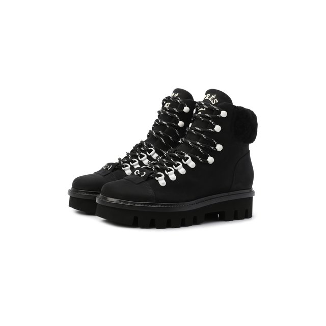 Замшевые ботинки  Neve Giorgio Armani Чёрный X1M383/XN107 5602761