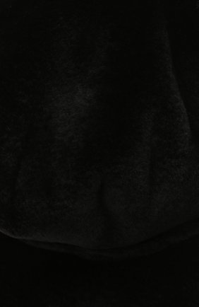 Женская кепи клара из меха норки FURLAND черного цвета, арт. 0129700150156600000 | Фото 4 (Материал: Натуральный мех)