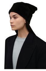 Женская шапка фанни из меха норки FURLAND черного цвета, арт. 0062400150156600115 | Фото 2 (Материал: Натуральный мех)
