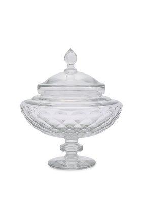 Икорница на ножке karsavina TSAR прозрачного цвета по цене 266500 руб., арт. 30171 | Фото 1 Икорница на ножке karsavina TSAR прозрачного цвета, арт. 30171 | Фото 1